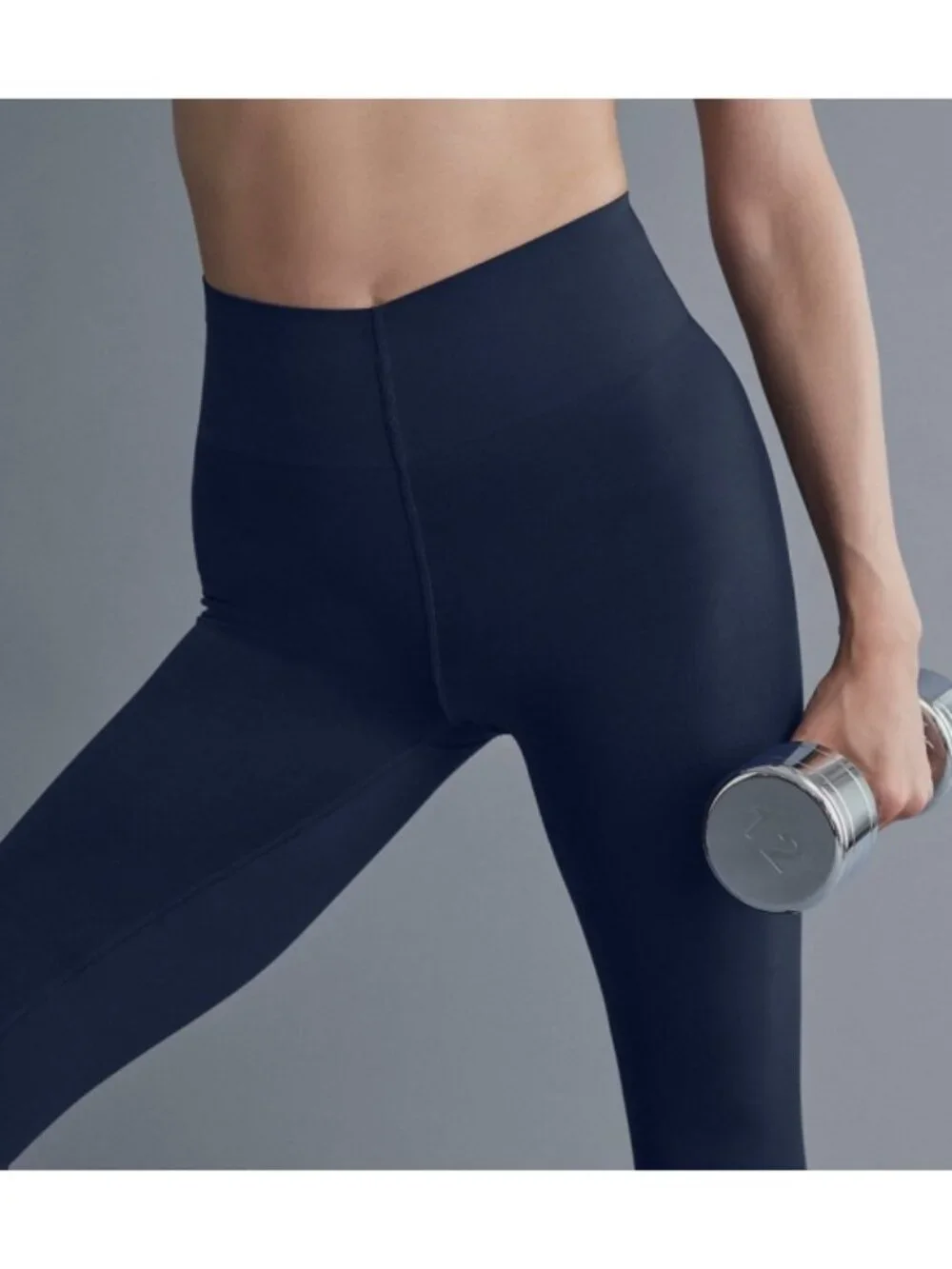 Alo Airlift Strength Extreme High-Waist 7/8 Leggings Navy Hi-Rise Tights Skinny